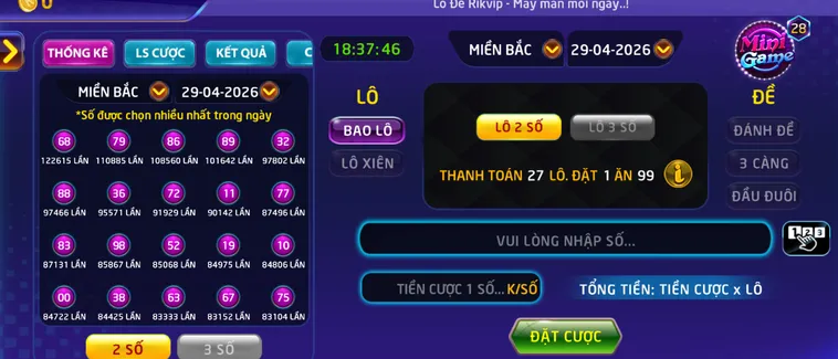 Lô Đề 1 Ăn 900 Tại RikVip Đỉnh Cao Thưởng Lớn Trong Tầm Tay