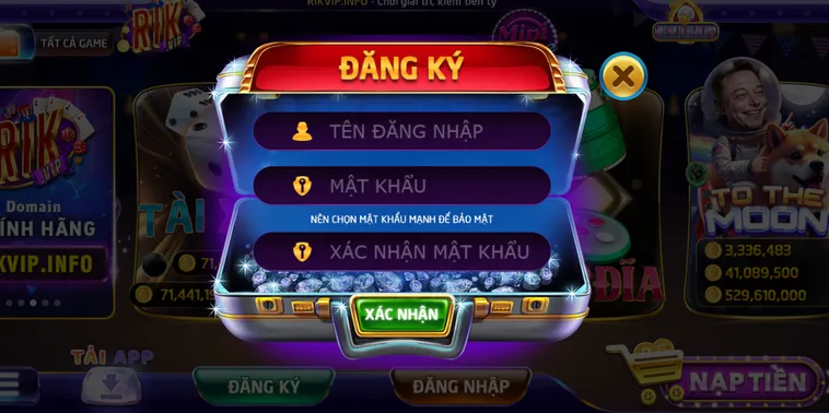 Đăng Ký RikVip Hướng Dẫn Tạo Tài Khoản Game Nhanh Chóng An Toàn