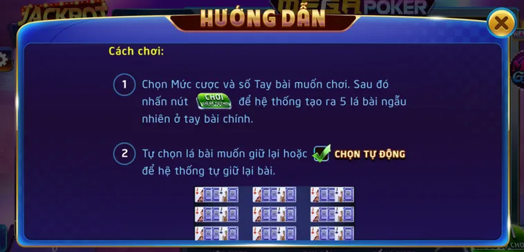 Mega Poker Tại RikVip Sân Chơi Bài Đổi Thưởng Đẳng Cấp Thượng Lưu