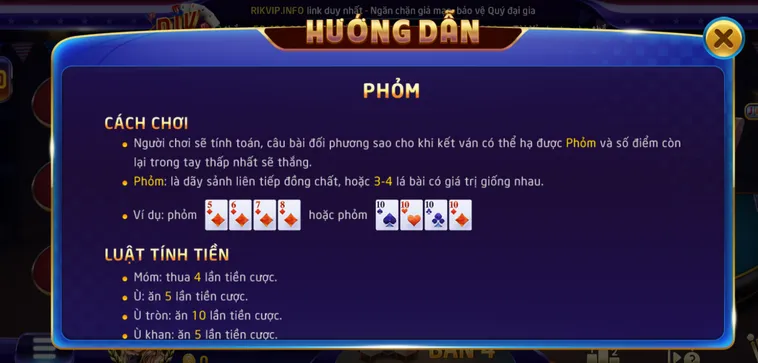 Bí Quyết Chơi Phỏm Tại RikVip Luôn Thắng Dành Cho Các Bài Thủ 2026