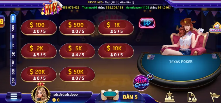 Chinh Phục Đấu Trường Trí Tuệ Texas Poker Tại Hệ Thống RikVip