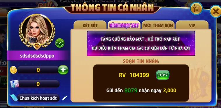 Bảo mật tài khoản an toàn - đa tầng - đa kênh hỗ trợ người chơi.